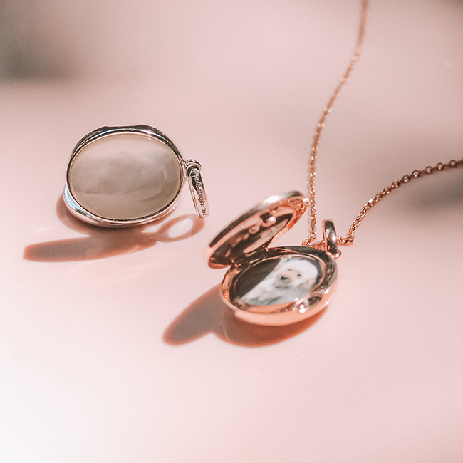 Mori diamond locket